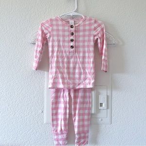 Lou Lou Pink Gingham Set